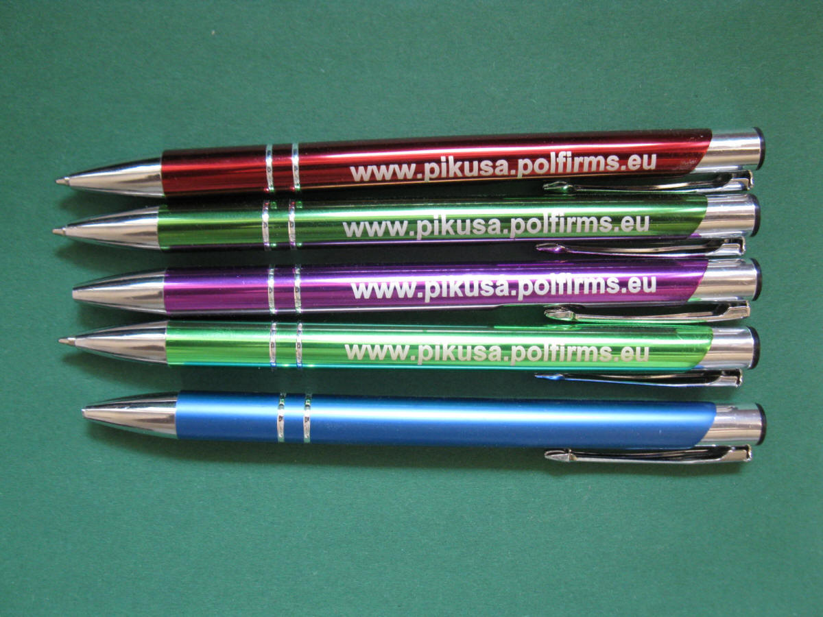 PIKUSA metalpenne med logo
